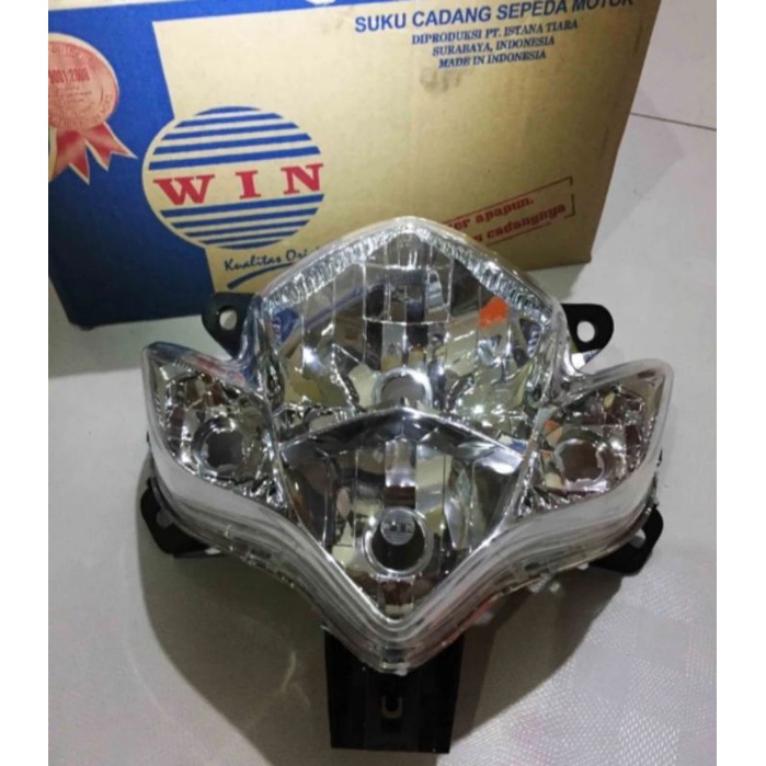 REFLEKTOR LAMPU DEPAN HEADLAMP SATRIA FU 150 BARONG MEREK WIN