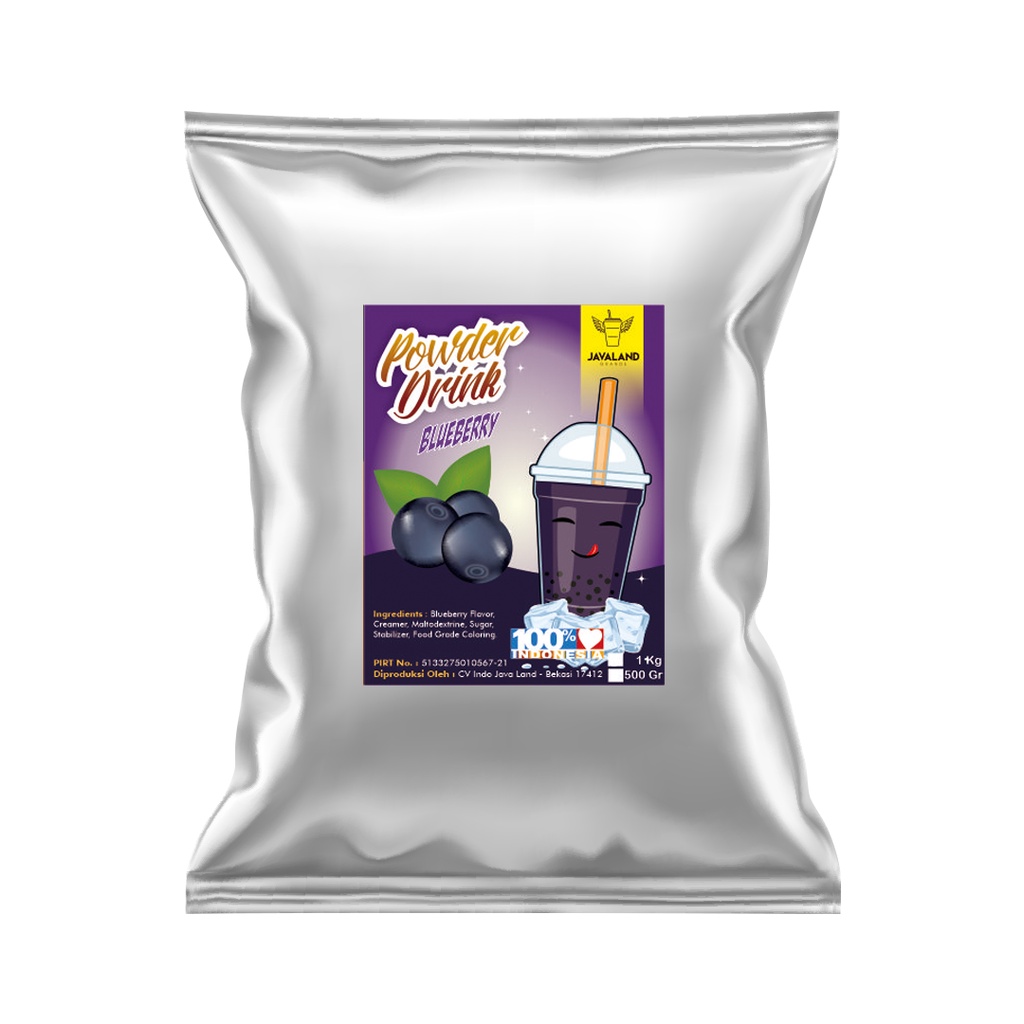 

Javaland Bubuk Minuman Rasa Blueberry 1Kg - Regular Plain