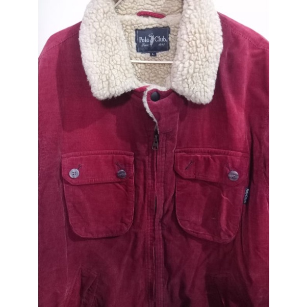 Trucker Corduroy brand Polo Club Vintage Unic