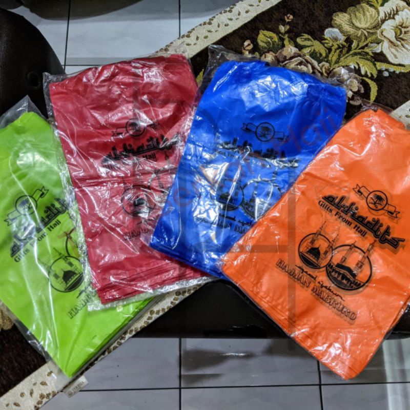 tas plastik bag oleh oleh haji dan umroh 50pcs