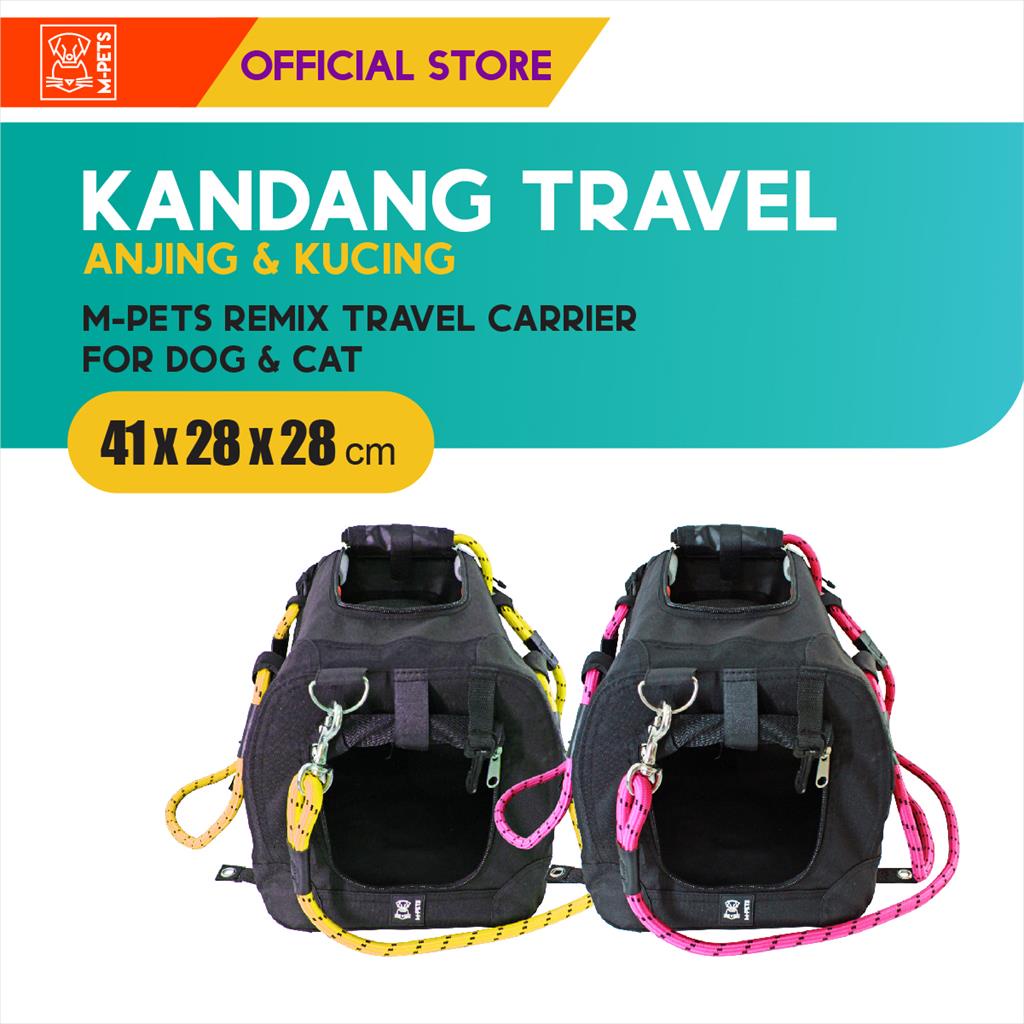 M-Pets Remix Travel Carrier 2IN1 / Kandang Travel Hewan