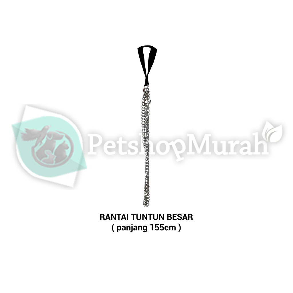 Tali Rantai Tuntun Harness Anjing Besar Semua Jenis Besi