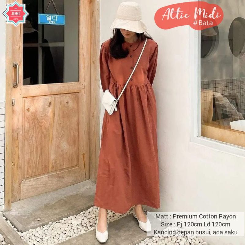 PROMO ALTIC MIDI DRESS RAYON JUMBO