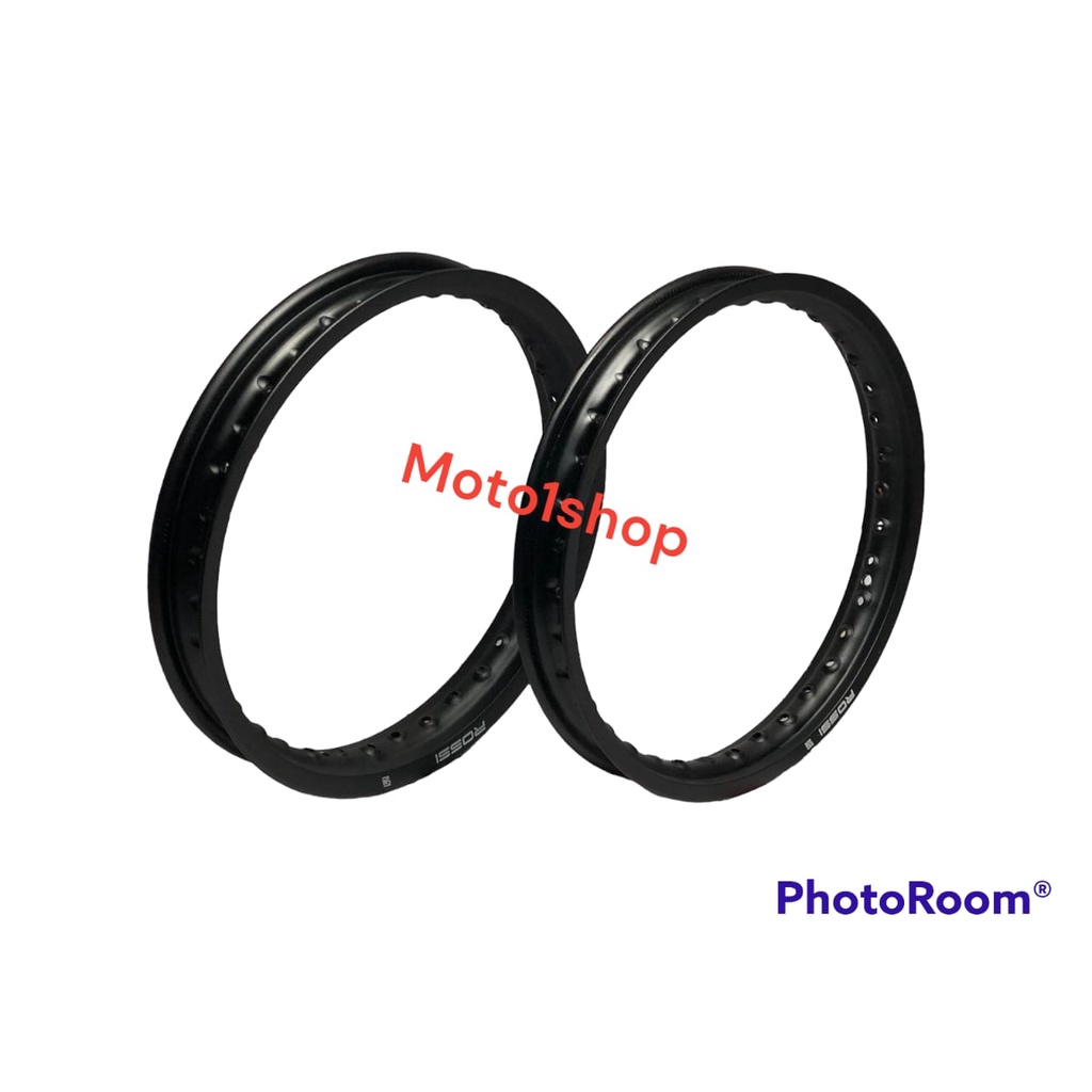 Velg rossi 140 160 per pcs ring 14 vrossi hitam ori