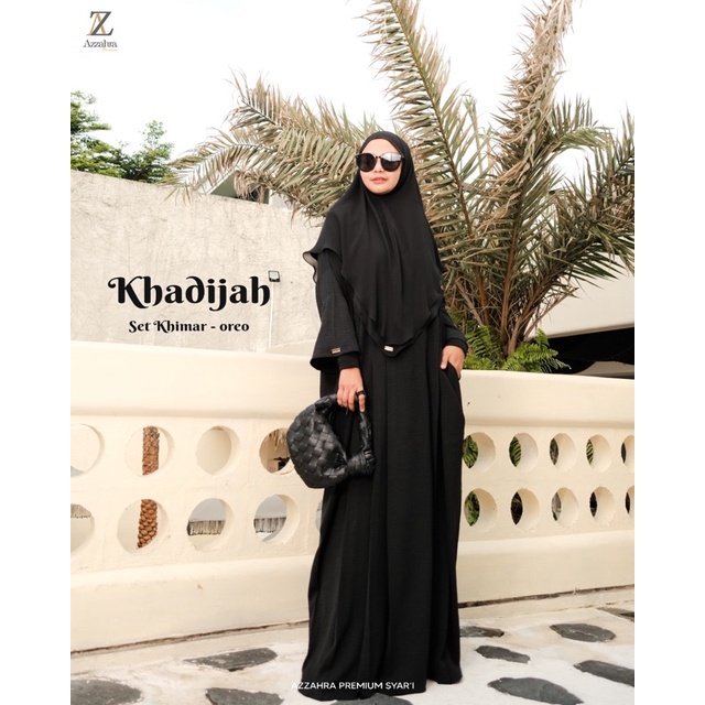 KHADIJAH SET KHIMAR BY AZZAHRA PREMIUM DRESS