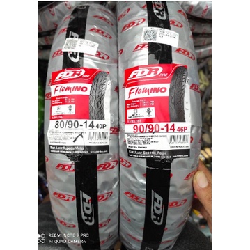 BONUS PENTIL - BAN LUAR TUBELESS TUBLES FDR DEPAN 80/90-14 FLEMINO