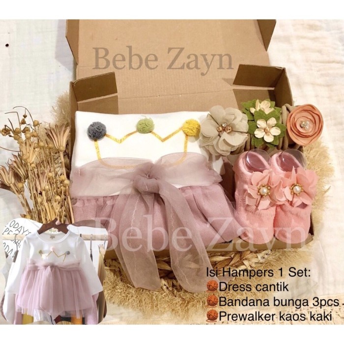 

(COD) mothercare hampers baby girl set gift newborn kado lahiran anak cewek - Queen lace