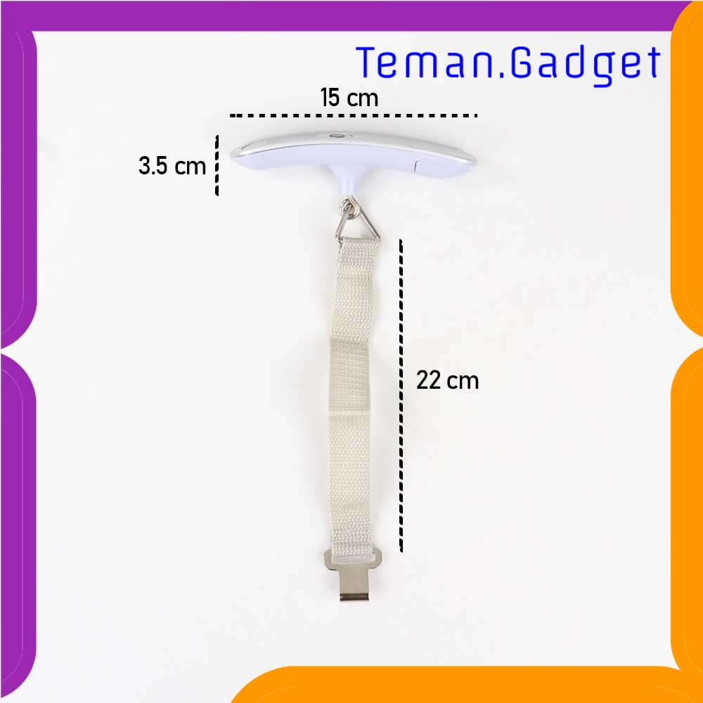 TG-TRV KBT Timbangan Koper Digital Portable Scale 50kg Akurasi 10g - QCS-16