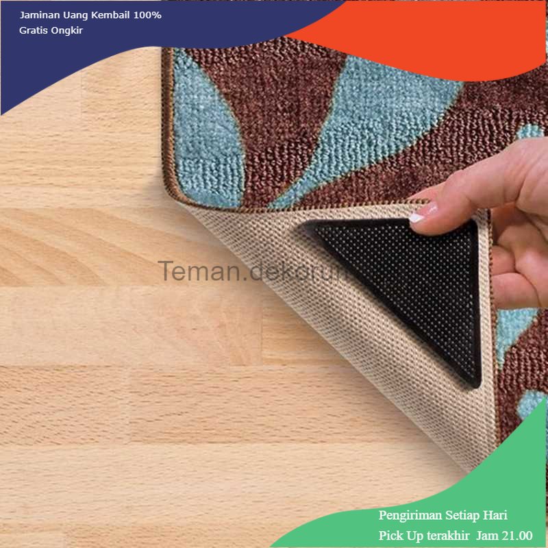 TD - PR2 RUGGIES Grip Anti Slip untuk Karpet 4 PCS - CWC553