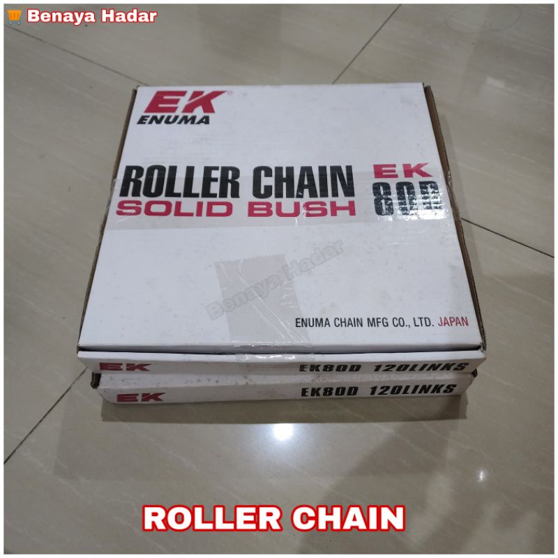 Roller Chain RS 80 - 1 merk EK Enuma JAPAN Rantai sprocket Single