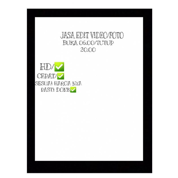 JASA EDIT JEDAG JEDUG VIDEO/FOTO