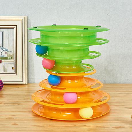 NOONA Mainan Kucing Tower Cat Circular Toy FEZONE