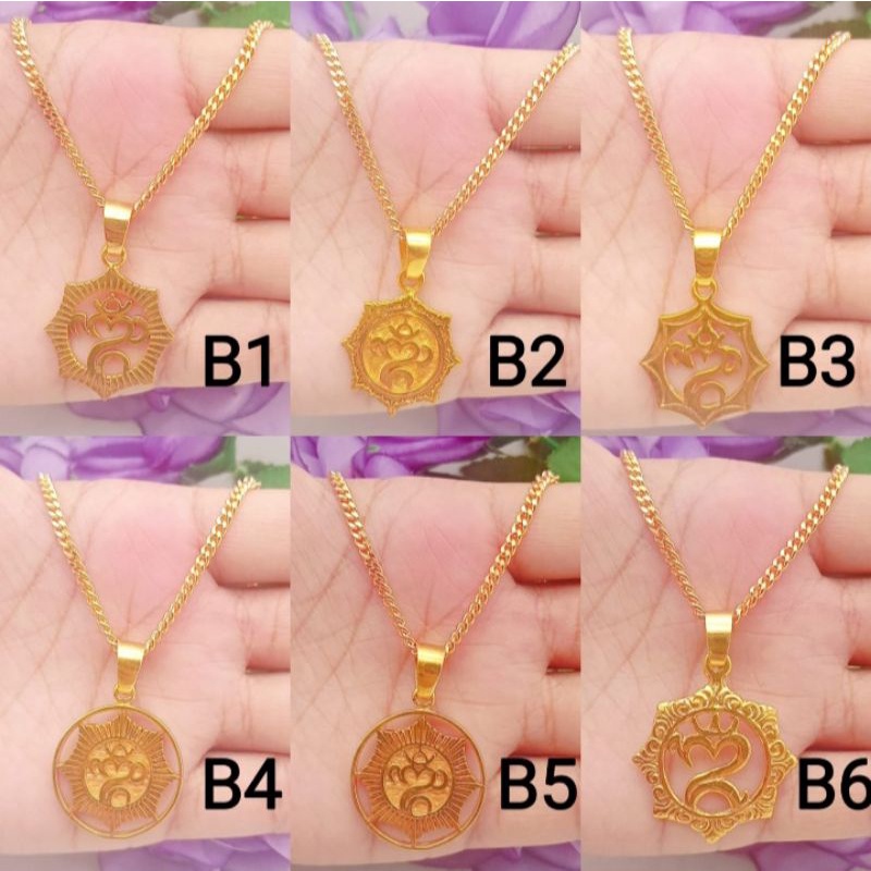 Kalung liontin omkara bali impor awet model terbaru