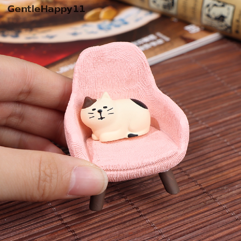 Gentlehappy Simulasi Mainan Model Furniture Kursi Sofa Stool Kecil Untuk Dekorasi Rumah Boneka id