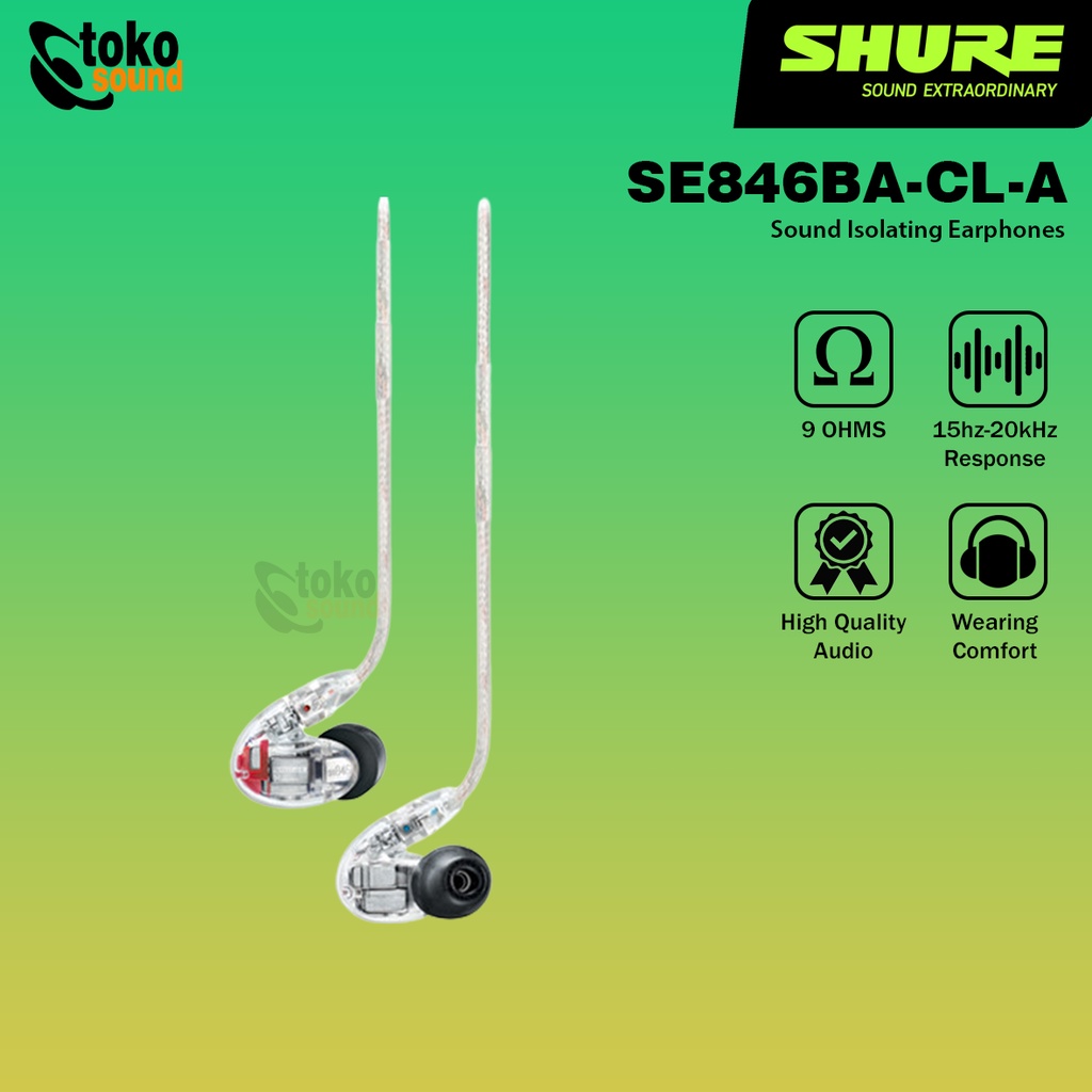 Shure SE846 CL A Sound Isolating Earphones