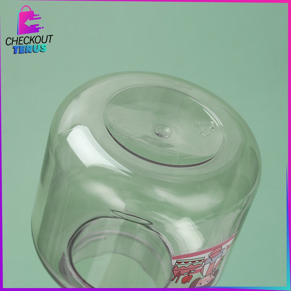 CT C711 Botol Minum Anak Sekolah Motif Karakter 650ML Anti Tumpah Pouch Tumbler Minum Balita Anak TK Sedotan Tali Panjang Serbaguna