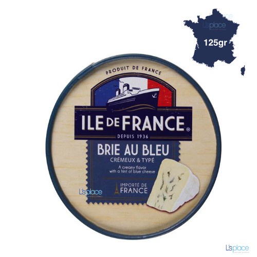 

T0P ILE DE FRANCE KEJU BRIE AU BLEU CHEESE [125 GR] NICE