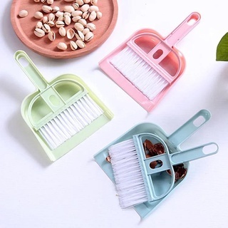 Set Sapu Pengki Serok Mini Dustpan Cikrak Kecil Multifungsi Serbaguna Debu Mobil Keyboard Perabot Rumah