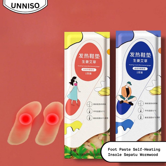 UNNISO - Foot Paste Self-Heating Insole Sepatu Wormwood Penghangat Insole