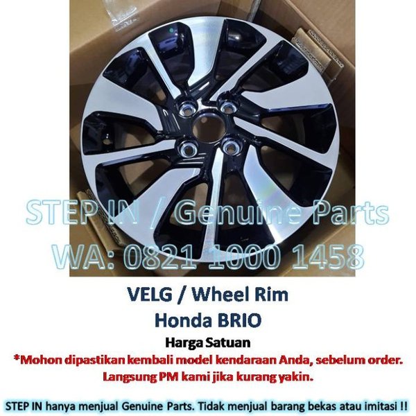 Jual Velg ORI Velk Honda All New BRIO RS 2019 2020 2021 2022 Baru Asli ...