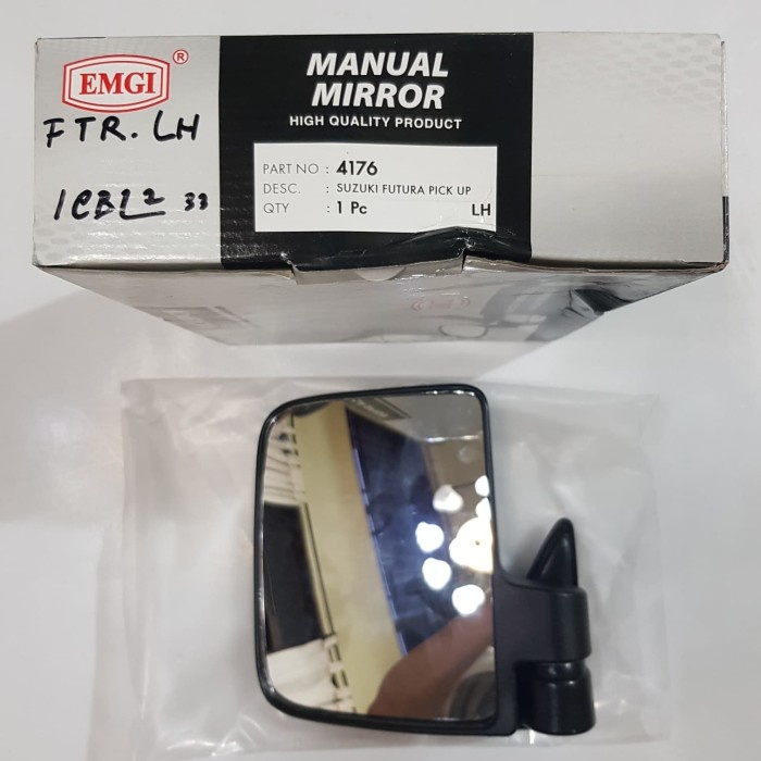 Karpet Mobil Kaca Spion Suzuki Carry / Futura Pick Up Kiri (L/H) Merk Emgi