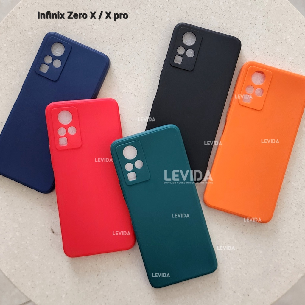 Case Infinix Zero X Infinix Zero X Pro Infinix Zero X Neo Softcase Macaron Square / Case Square Edge