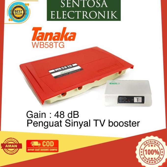 Booster Outdoor Antena TV merk TANAKA WB 58 TG