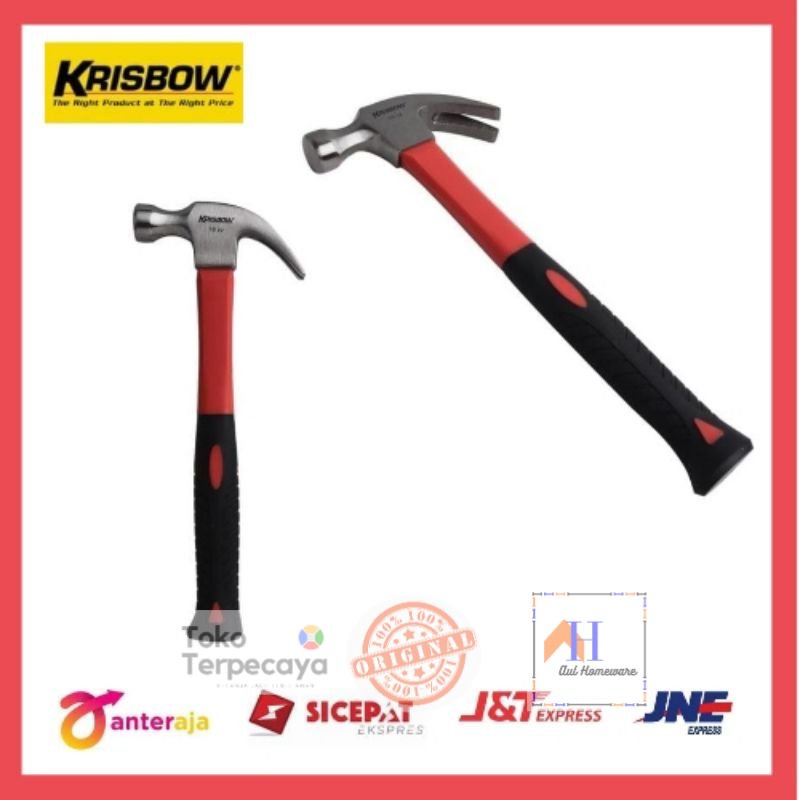 Krisbow Palu Kambing Dengan Handle Rubber / Palu Kambing
