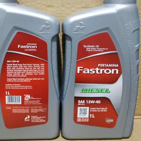 Pertamina Fastron Diesel 15w-40 (Ori 100%) Kemasan Baru