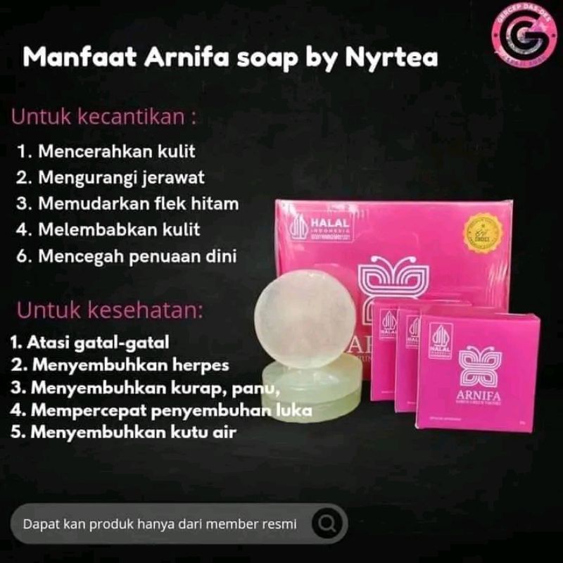 SABUN NYRTEA BPOM/SABUN VIRAL/PEMUTIH BADAN/SABUN UNTUK OBAT KULIT