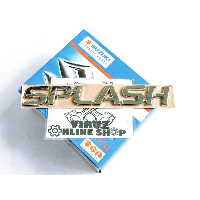 Emblem Belakang Splash - Emblem Tulisan Suzuki Splash