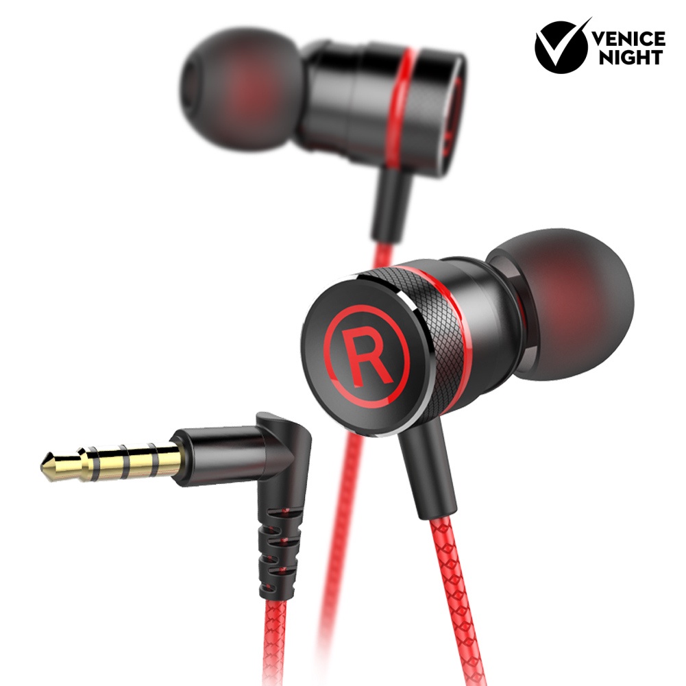 (VNEP) (Berkabel) G21 3.5mm Universal In-Ear Gaming HiFi Earphone Headset dengan Mikrofon