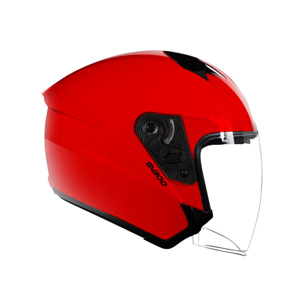 HELM RSV SV300 RED GLOSSY BUNDLING VISOR IRIDIUM