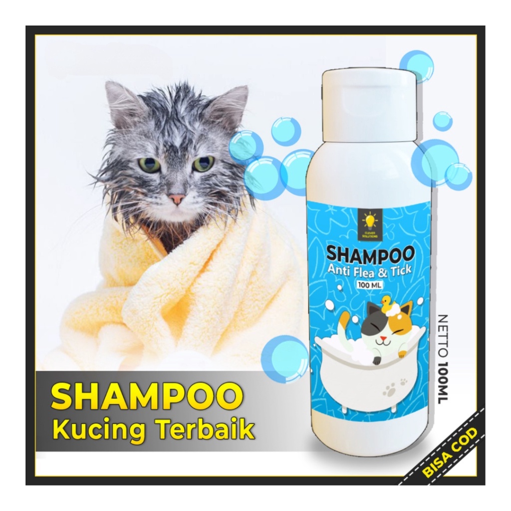 ANTI FLEA &amp; TICK Septimax Shampoo Kucing 100mL - Shampoo Anti Kutu &amp; Jamur [ CS ]