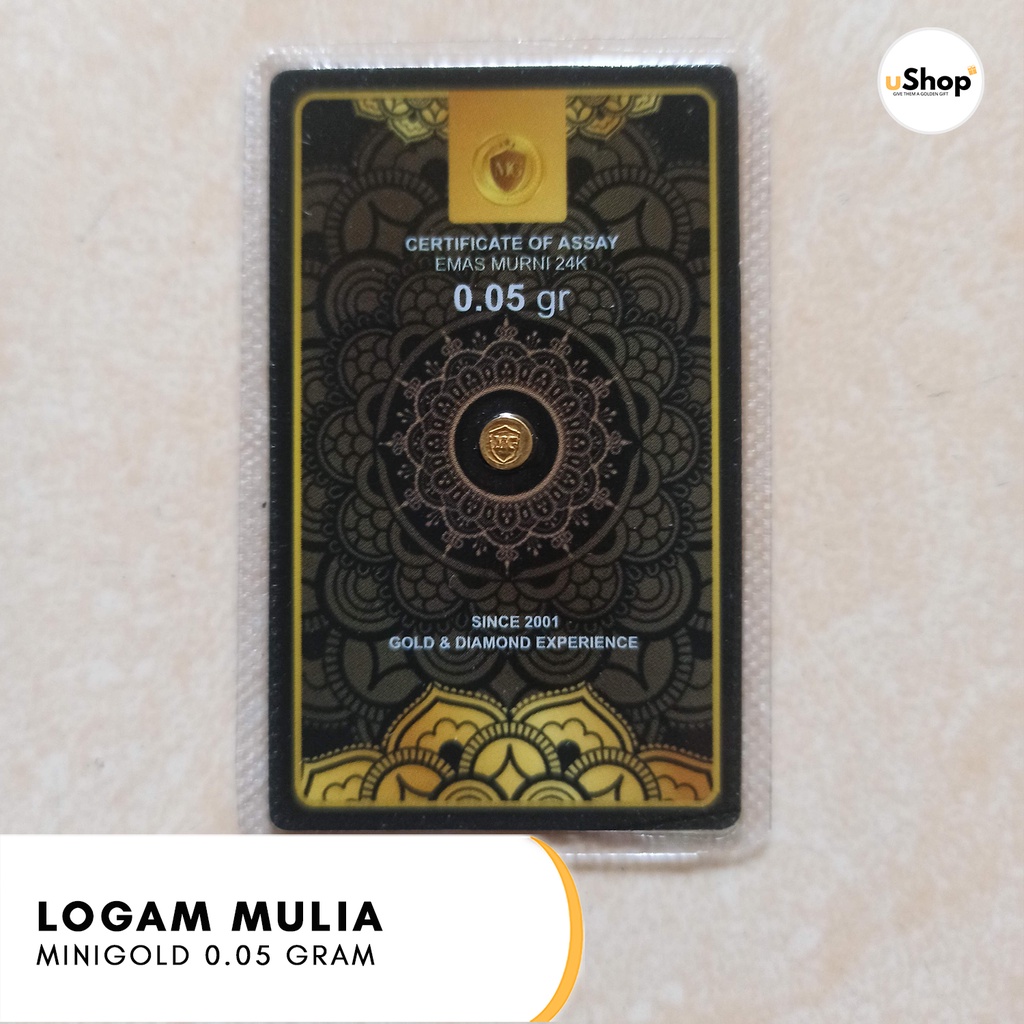 Emas Logam Mulia Minigold 0.05 gram