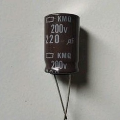 Capasitor elko 220uf 200v harga per 5 biji