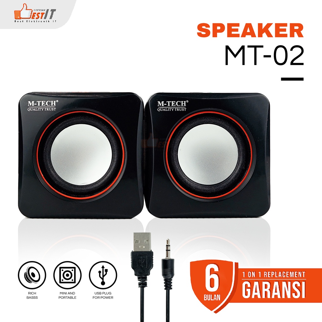 Speaker Mini PC Komputer Laptop Portable MT 02