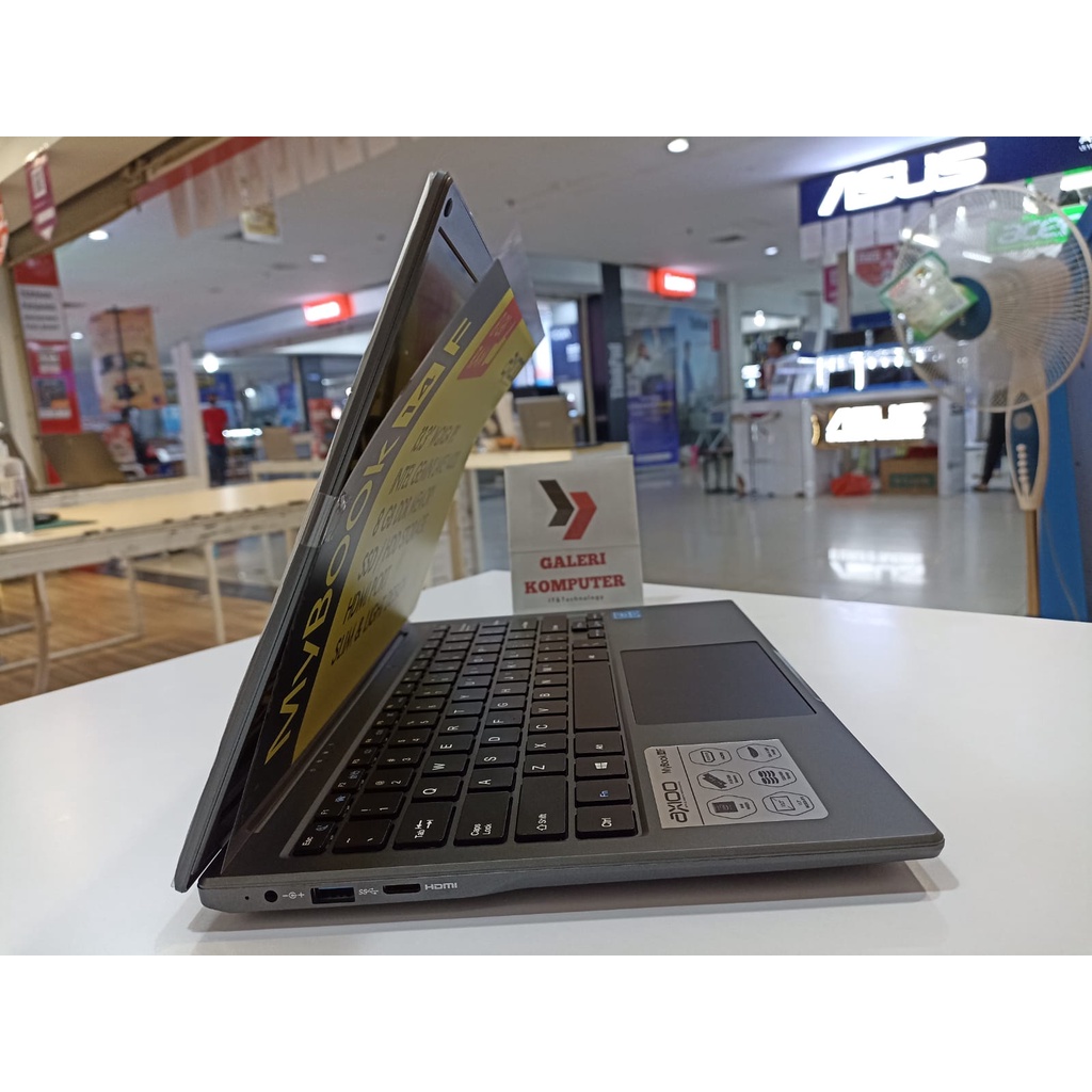 LAPTOP SEKOLAH AXIOO MYBOOK 14F INTEL N4020 8GB 512GB 13.3&quot; 2K IPS WIN10PRO GREY