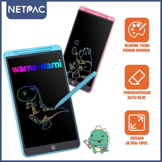 NETPAC LCD Writing Tablet Drawing Board One key to clear with lock & stylus Pen ABS frame Writing Tablet