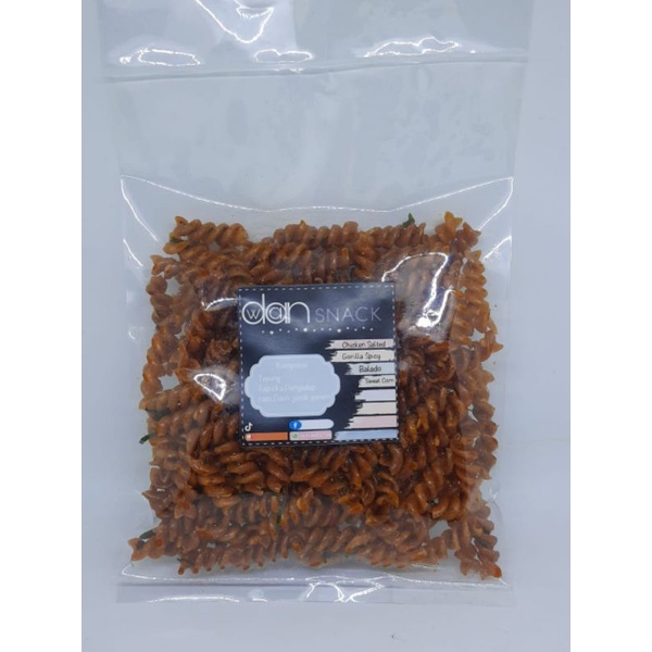 

Makaroni Spiral Pedas level 4 Makaroni Viral kekinian 100 gram