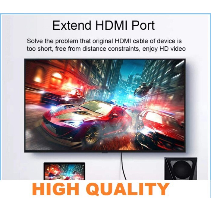 HDMI Extension 30CM MALE To FEMALE