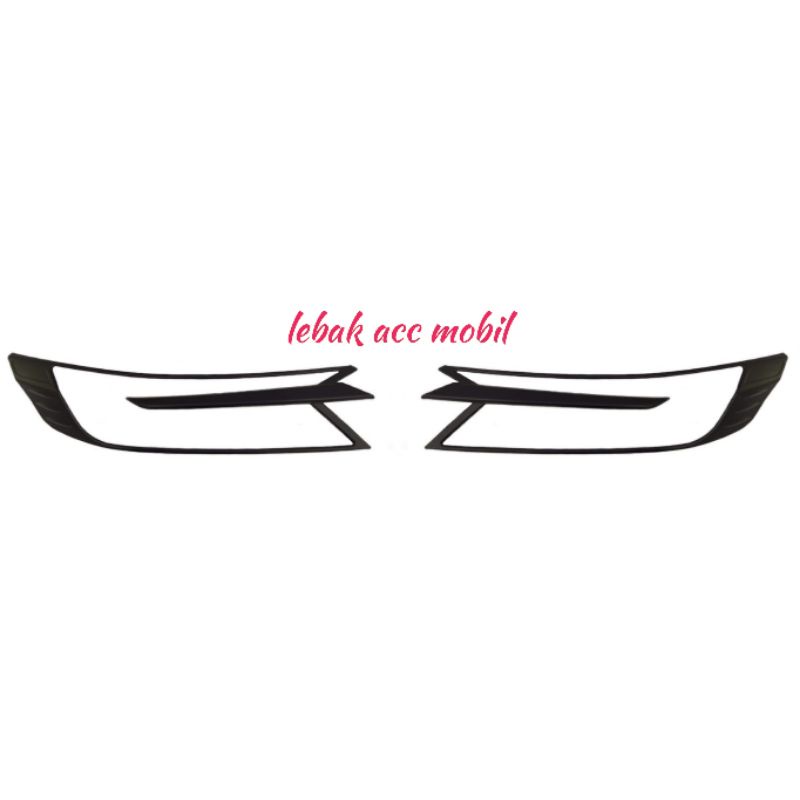 garnis / list lampu depan mobil honda all new brv hitam