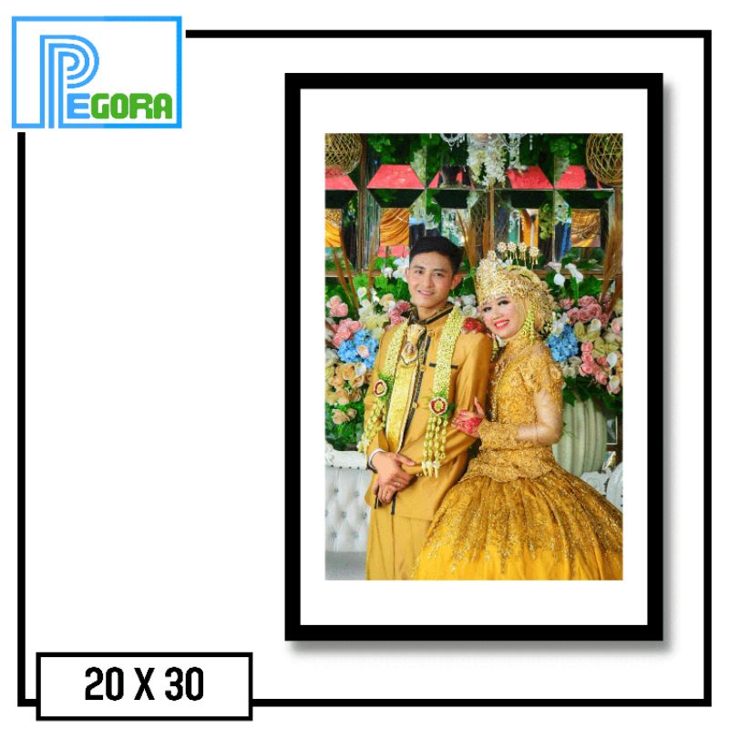 CETAK FOTO MEDIA PAPAN BINGKAI MDF