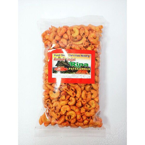 

SANJAI KERIPIK MACARONI KERING PEDAS PEDAS ENAK(MACARONI PEDAS) 250g KHAS MINANG
