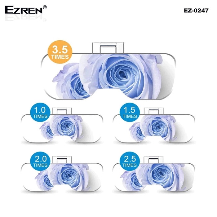 

Ezren Mg81001 Led Headband Magnifier Lensa Kaca Pembesar Topi [Populer]