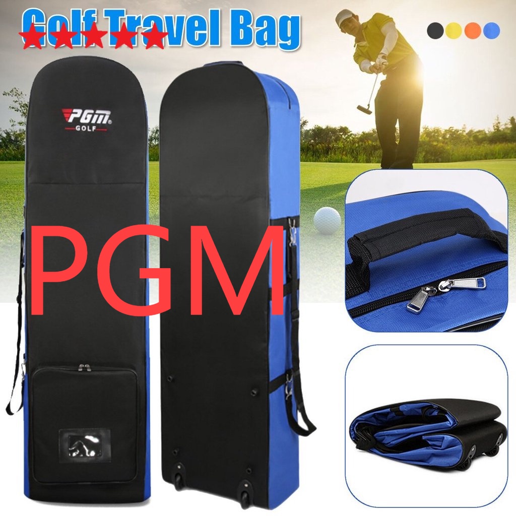 Tas Golf Premium Portable Roda Gagal Terbang Travel PGM Golf Travel Cover Kapasitas Besar Lipat Ringan Golf Aviasi Tas Penyimpanan Foldable Alat Golf Terbaik Aviasi Perjalanan