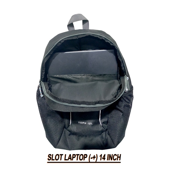 Tas Ransel 12L Pria/Wanita Backpack Outdoor Olahraga Original TOPH Terbaru