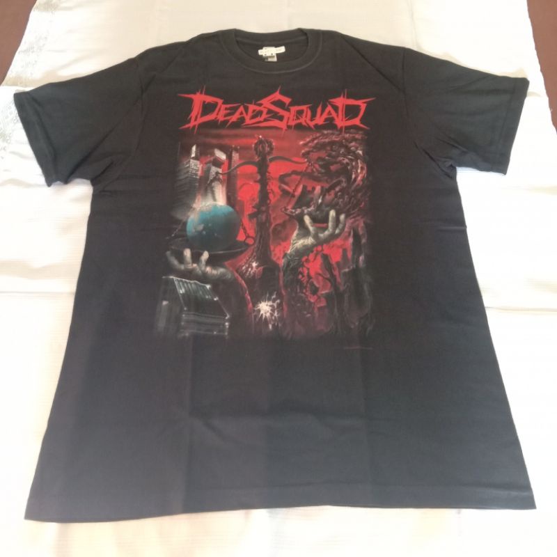 Kaos Band DeadSquad Second Lisensi Merch Cons