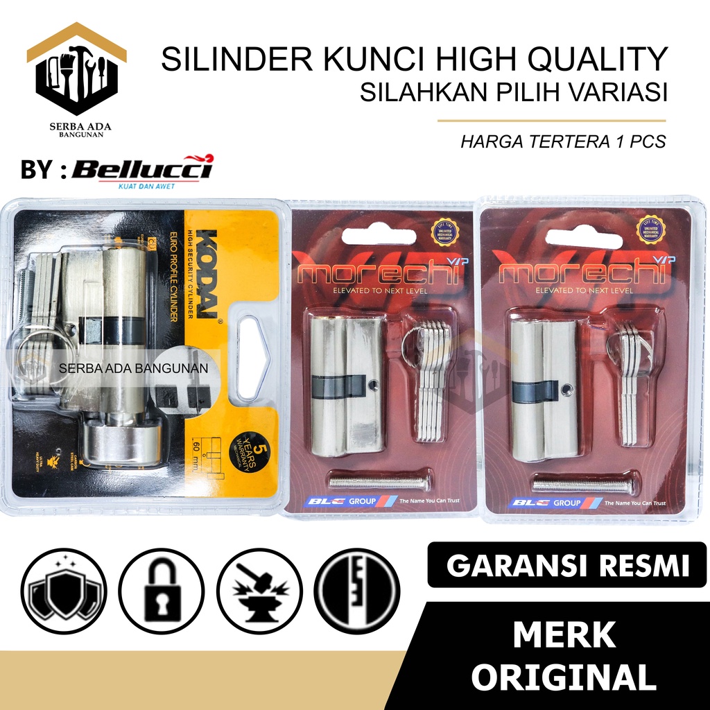 Silinder kunci pintu Morechi computer bagus murah ANAK KUNCI 4/5pcs 60mm