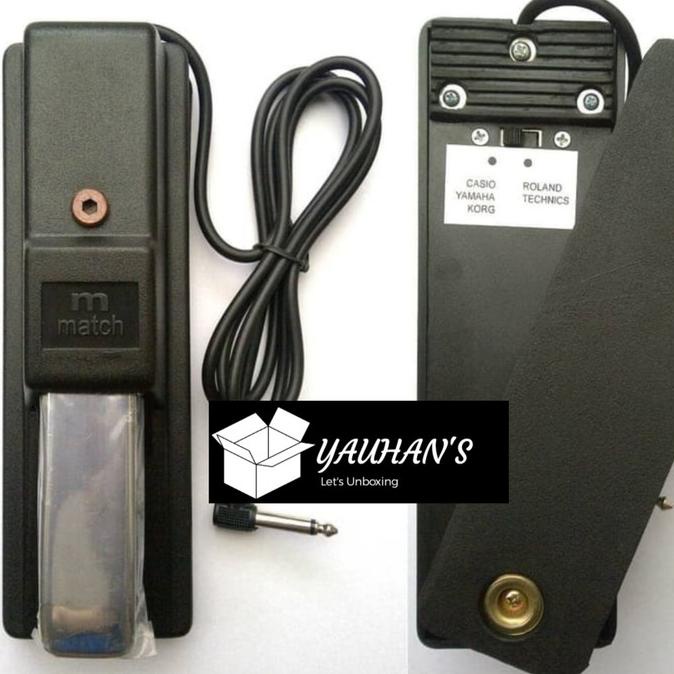 Jual Pedal Sustain Keyboard Roland, Yamaha, (Universal) Match MPS